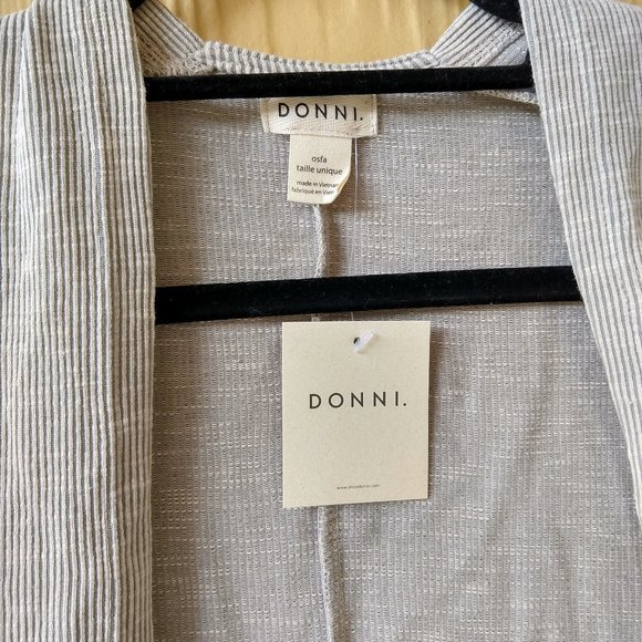 Donni ribbed cardigan One Size fits most - Picture 3 of 6